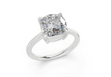 Alara Cushion Square Diamond Engagement Ring