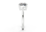 Alara Cushion Square Diamond Engagement Ring