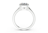 Alara Radiant Square Diamond Engagement Ring