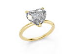 Oriel Heart Diamond Engagement Ring