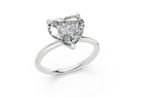 Oriel Heart Diamond Engagement Ring