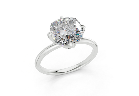 Oriel Cushion Square Diamond Engagement Ring