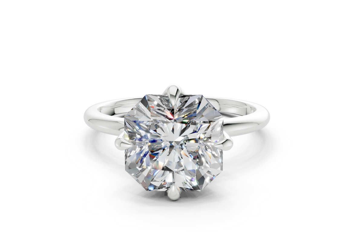 Oriel Radiant Square Diamond Engagement Ring