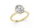 Oriel Elongated Cushion Diamond Engagement Ring