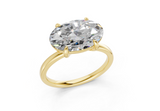 Odelle Oval Diamond Engagement Ring