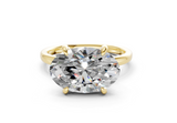 Nerissa Oval Diamond Engagement Ring