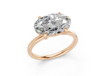 Sabine Oval Diamond Engagement Ring