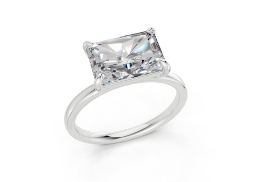 Nerissa Radiant Diamond Engagement Ring