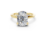 Arielle Elongated Cushion Diamond Engagement Ring