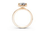 Elora Elongated Cushion Square Diamond Engagement Ring