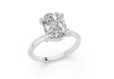 Elora Elongated Cushion Square Diamond Engagement Ring