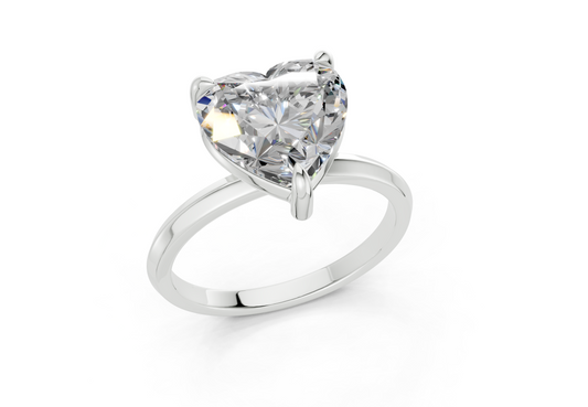 Elora Heart Diamond Engagement Ring