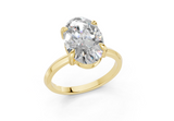 Serenna Oval Diamond Engagement Ring