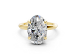 Arielle Oval Diamond Engagement Ring