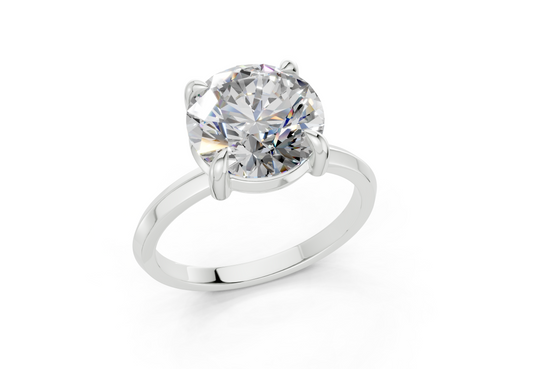 Serenna Round Diamond Engagement Ring