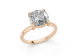 Arielle Cushion Square Diamond Engagement Ring