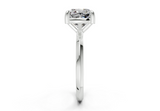 Arielle Cushion Square Diamond Engagement Ring