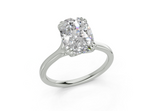 Aurea Elongated Cushion Diamond Engagement Ring