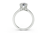 Aurea Elongated Cushion Diamond Engagement Ring