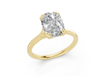 Aurea Elongated Cushion Diamond Engagement Ring