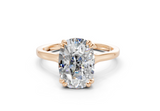 Aurea Elongated Cushion Diamond Engagement Ring