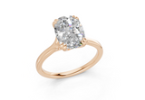 Aurea Elongated Cushion Diamond Engagement Ring