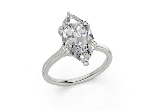 Davina Marquise Diamond Engagement Ring