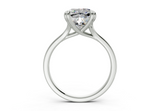 Aurea Cushion Square Diamond Engagement Ring