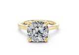 Aurea Cushion Square Diamond Engagement Ring