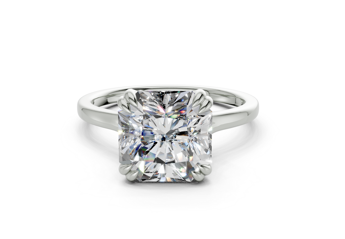 Aurea Radiant Square Diamond Engagement Ring