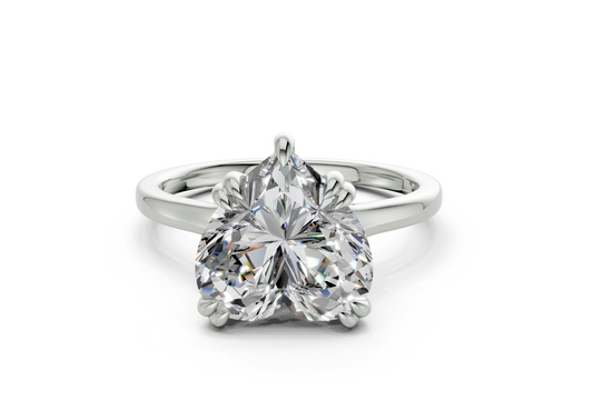 Jessa Heart Diamond Engagement Ring