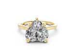 Jessa Heart Diamond Engagement Ring