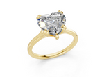 Jessa Heart Diamond Engagement Ring