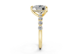 Damira Heart Diamond  Engagement Ring