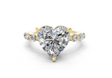 Damira Heart Diamond Engagement Ring