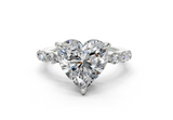 Damira Heart Diamond  Engagement Ring