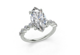 Damira Marquise Diamond Engagement Ring