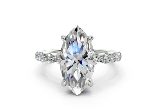 Damira Marquise Diamond Engagement Ring