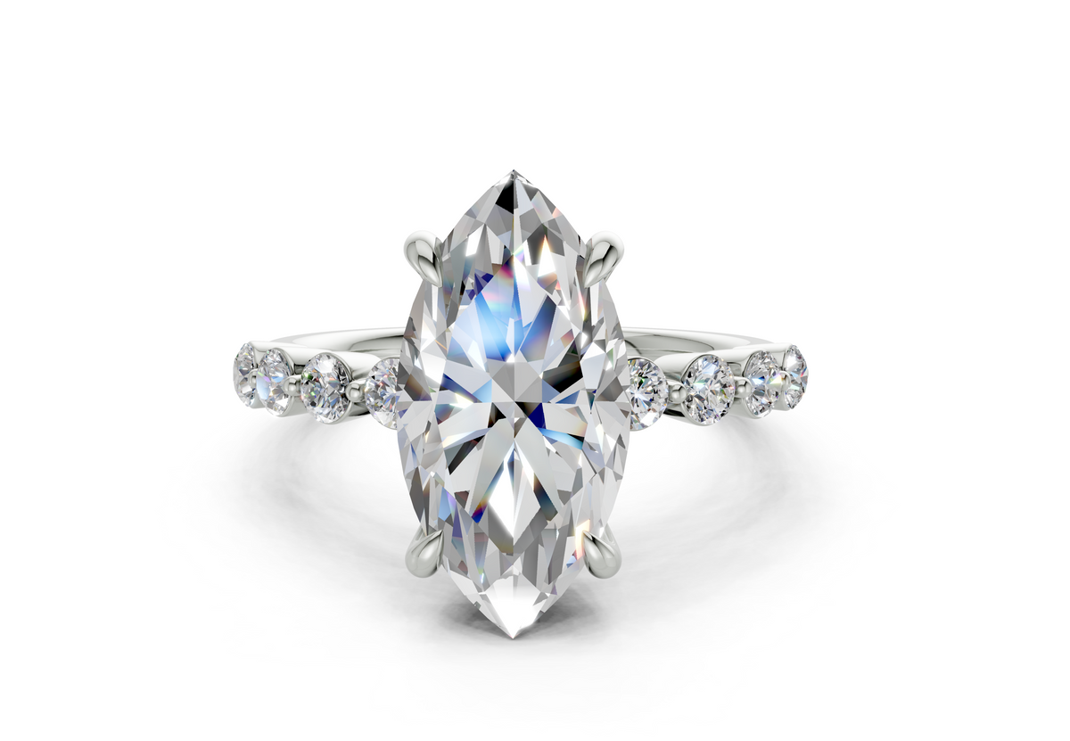 Damira Marquise Diamond  Engagement Ring