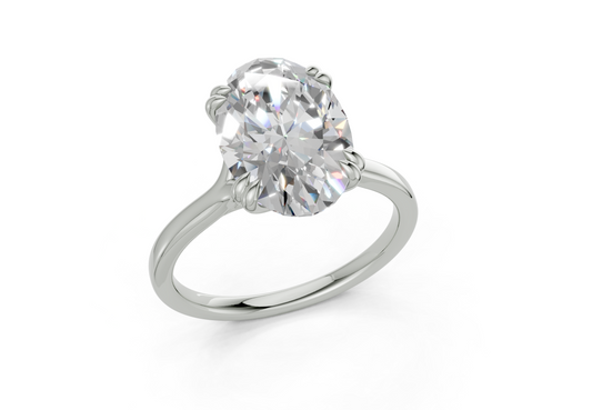 Aurea Oval Diamond Engagement Ring