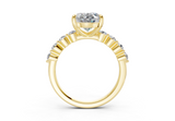 Damira Oval Diamond  Engagement Ring