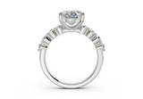 Damira Oval Diamond  Engagement Ring