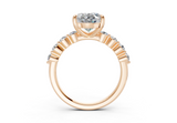 Damira Oval Diamond  Engagement Ring