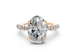 Damira Oval Diamond Engagement Ring