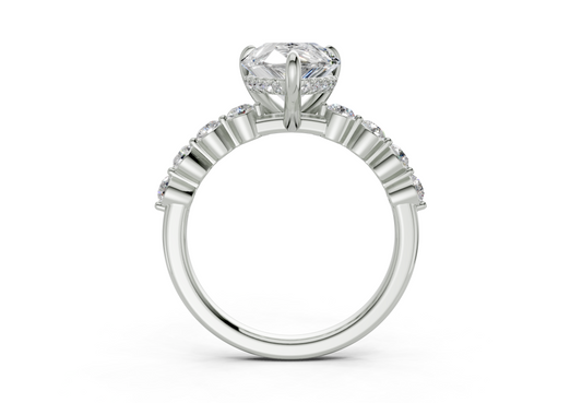 Damira Pear Diamond Engagement Ring