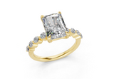 Damira Radiant Diamond  Engagement Ring