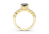 Damira Radiant Diamond  Engagement Ring