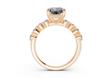 Damira Radiant Diamond  Engagement Ring