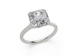 Aurea Asscher Diamond Engagement Ring