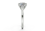 Aurea Asscher Diamond Engagement Ring